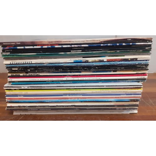 264 - A quantity of mainly late 1970's/early 1980's new wave/rock, synth pop/post punk LP's to include Sim... 