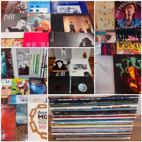 264 - A quantity of mainly late 1970's/early 1980's new wave/rock, synth pop/post punk LP's to include Sim... 