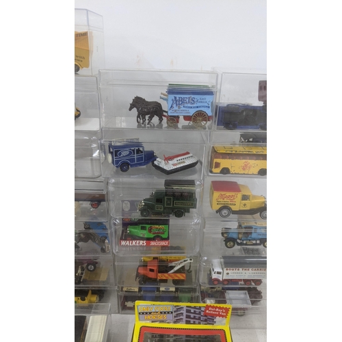 355 - A collection of model cars to include Matchbox, Days Gone and others to include a boxed Only Fools a... 