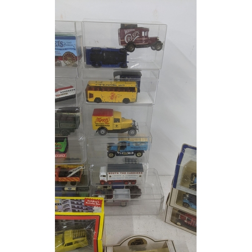 355 - A collection of model cars to include Matchbox, Days Gone and others to include a boxed Only Fools a... 