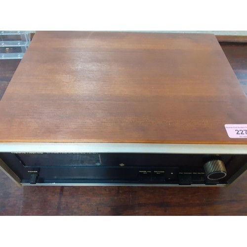 451 - A vintage Audiotronic LT-1700 AM/FM stereo tuner, serial no:KA3579, in teak housing, no plug. Locati... 