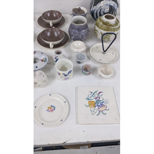 454 - Ceramics to include two Auiemore vases, various items of Poole pottery and other items
Location: A4M... 