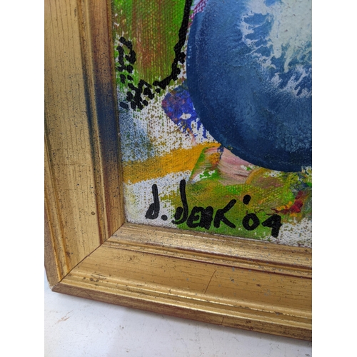 347 - David Deak - 'Water Bug' abstract acrylic on canvas
Location: A2M
If there is no condition report sh... 