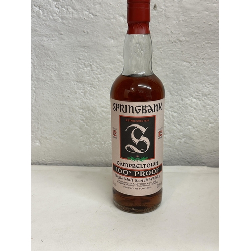 A single bottle of aged 12 years Springbank 100% proof Whisky, 70cl
Location:
If there is no condition report shown, please request