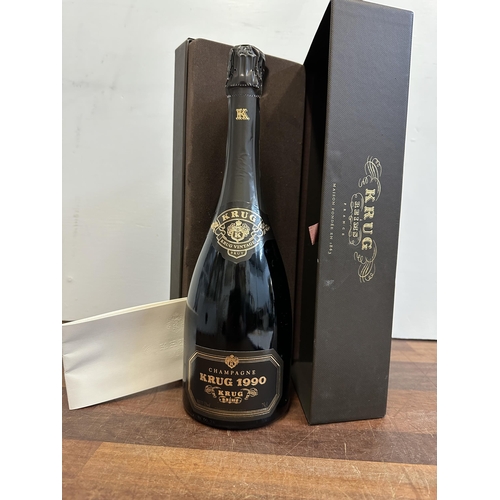 62 - A single bottle of Champagne Krug Vintage 1990, 750ml, in presentation box
Location:
If there is no ... 