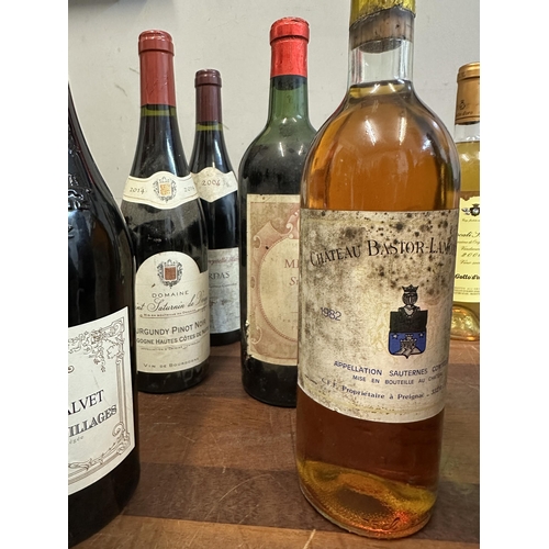 53 - Seventeen mixed bottles to include Chateau Doisy Sauterne 1981, Chateau Baiet 1990
Location:
If ther... 