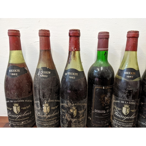 75 - Eleven bottles of red to include a 1981 Gaullac and a Beaujolais 1983
Location:
If there is no condi... 