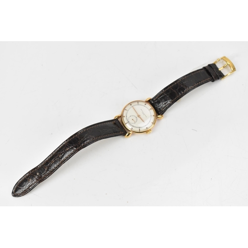 103 - A Vacheron & Constantin, manual wind, mid-size, 18ct gold wristwatch, circa 1940s, with flared teard... 