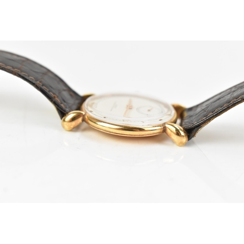 103 - A Vacheron & Constantin, manual wind, mid-size, 18ct gold wristwatch, circa 1940s, with flared teard... 