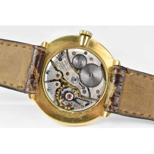 107 - An IWC (International Watch Company Shaffhausen), manual wind, gents, 18ct gold wristwatch, circa 19... 