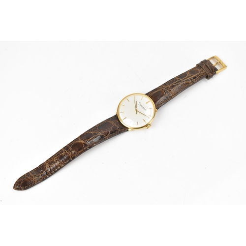 107 - An IWC (International Watch Company Shaffhausen), manual wind, gents, 18ct gold wristwatch, circa 19... 