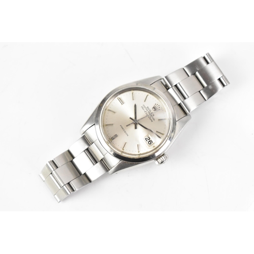 91 - A Rolex Oyster Perpetual Air-King Date Precision, automatic, gents, stainless steel wristwatch, circ... 