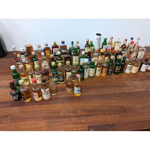 133 - A collection of miniatures to include whisky, Bacardi, rum, gin and others
Location:
If there is no ... 