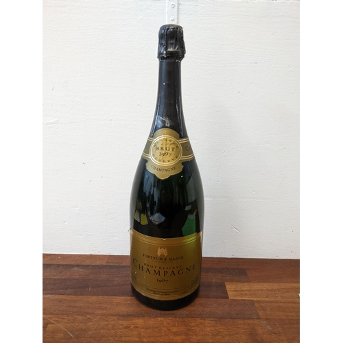 136 - A magnum of Fortnum & Mason Champagne, 1997, 1.5 litre
Location: 
If there is no condition report sh... 