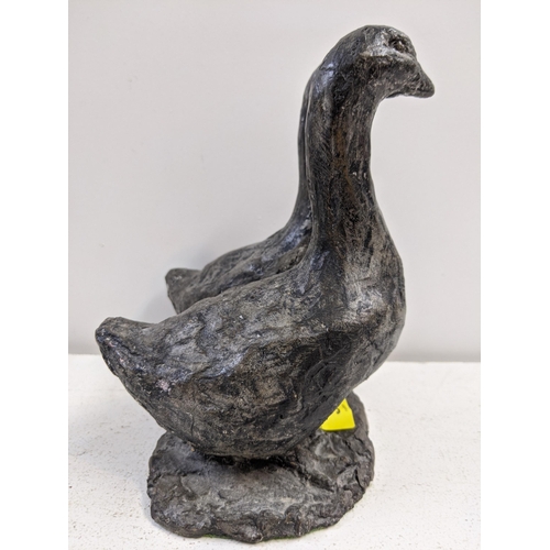 340 - A composite model of two geese together with a plinth possibly Ann Hogben 19cm
Location 8.2
If there... 