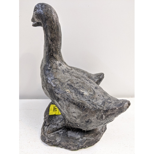 340 - A composite model of two geese together with a plinth possibly Ann Hogben 19cm
Location 8.2
If there... 