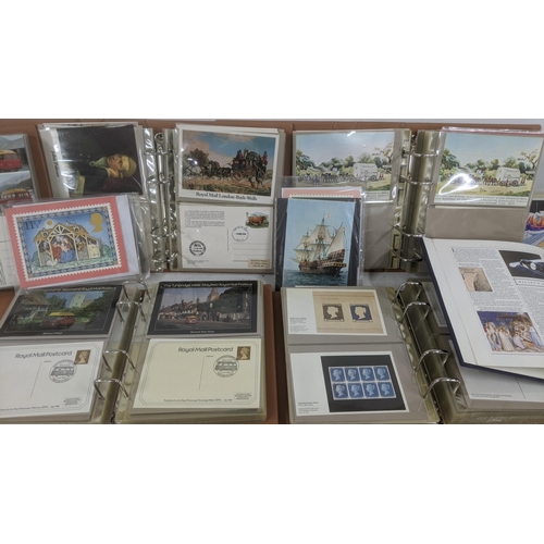 352 - Postage stamps and postcards to include 1st class smilers, first day covers and others
Location: A4B... 