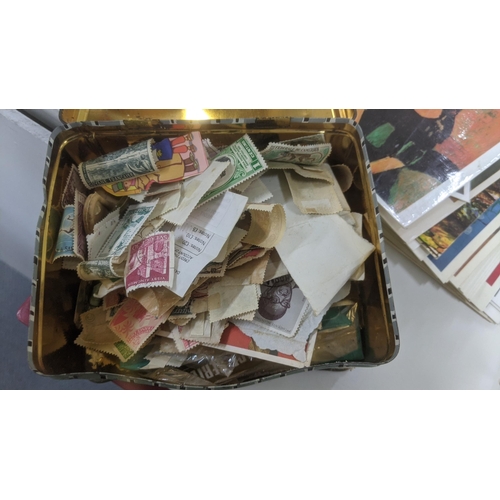 38 - Stamps to include part filled stamp albums including Commonwealth examples and others, along with an... 