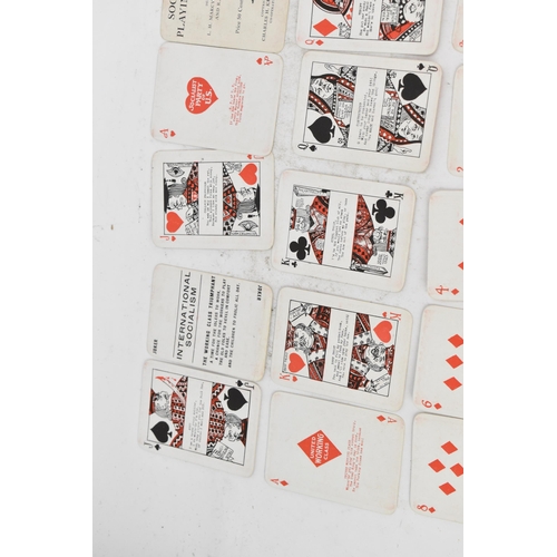 496 - A deck of 'Socialist Playing Cards' designed by L.H.Marcy, Mary E.Marcy and R.H Chaplin, copyright 1... 