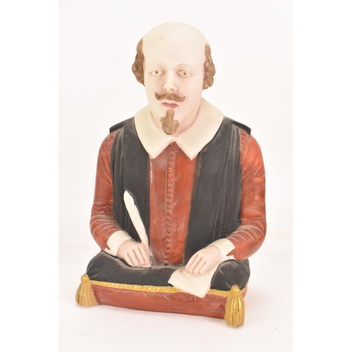 516 - A collection of late 19th/early 20th century busts to include four parian busts of Shakespear, the l... 