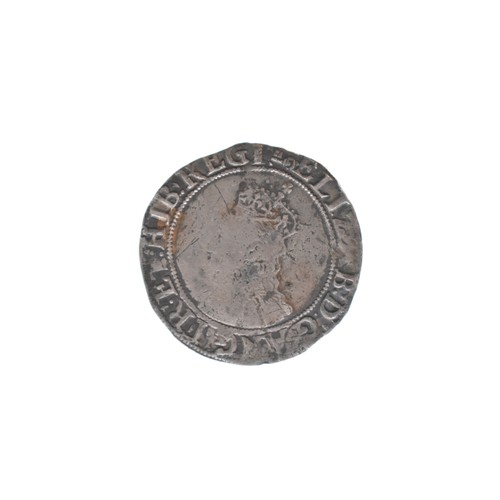 441 - Kingdom England - Elizabeth I (1558-1603), Silver Shilling, 6th Issue (1582-1600), mm. Key (1595-159... 