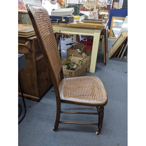 444 - An early 20th century carved, high back nursing chair and a walnut box
Location: RAM
If there is no ... 