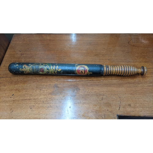 458 - A Victorian hand painted police truncheon
Location: A3F
If there is no condition report shown, pleas... 