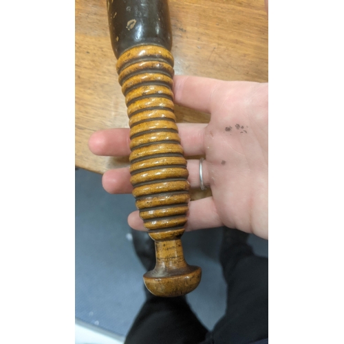 458 - A Victorian hand painted police truncheon
Location: A3F
If there is no condition report shown, pleas... 