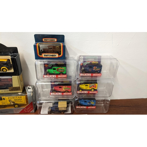 440 - A collection of diecast model vehicles to include boxed Corgi Classics No.929 and 932, various Lledo... 