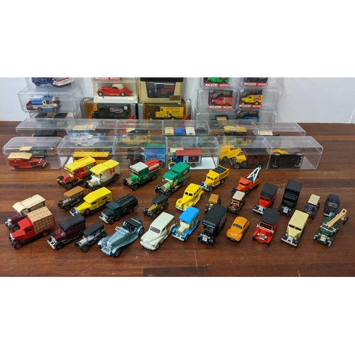 440 - A collection of diecast model vehicles to include boxed Corgi Classics No.929 and 932, various Lledo... 