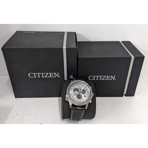 300 - A boxed Citizen Eco-Drive Radio controlled wristwatch
Location: cab
If there is no condition report ... 