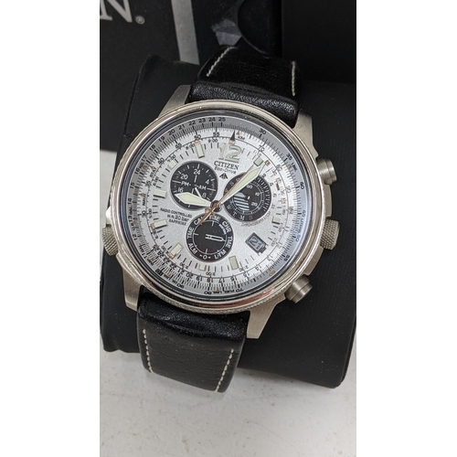 300 - A boxed Citizen Eco-Drive Radio controlled wristwatch
Location: cab
If there is no condition report ... 