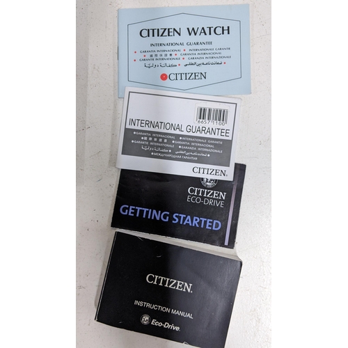 300 - A boxed Citizen Eco-Drive Radio controlled wristwatch
Location: cab
If there is no condition report ... 