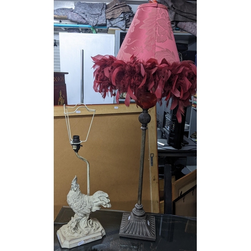 409 - Two modern table lamps to include one in the form of a cockerel
Location: G
If there is no condition... 