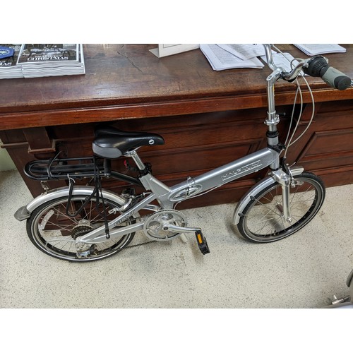 483 - A Giant Halfway folding bicycle 
Location: G
If there is no condition report shown, please request