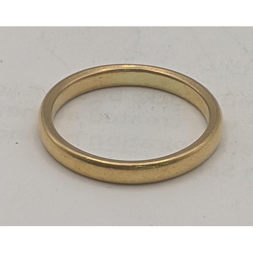 65 - A yellow metal wedding band, tested as 22ct, 4.8g
Location:RING
If there is no condition report show... 