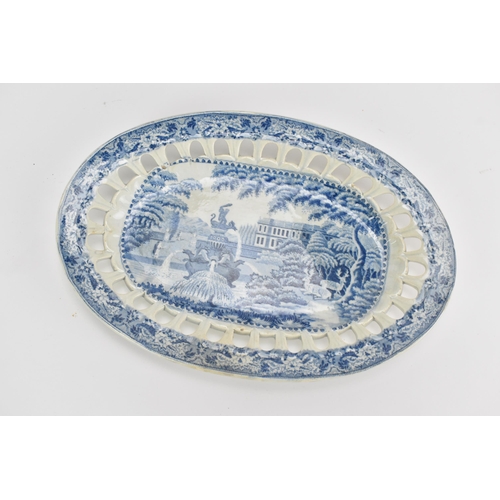 10 - A selection of early 19th century Masons blue and white earthenware, circa 1820, each transfer-print... 