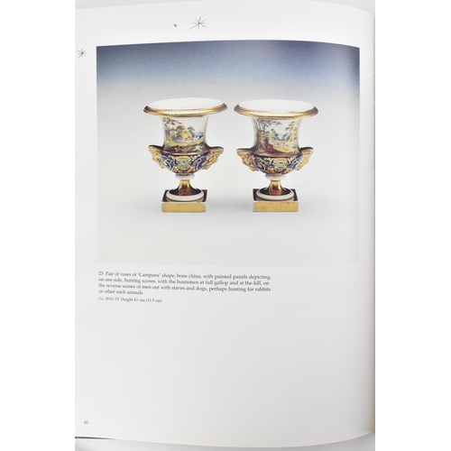 11 - A pair of early 19th century Masons 'Campana' shape bone china vases, circa 1810-15, each painted wi... 