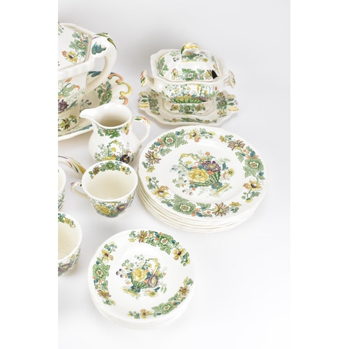 30 - A collection of late 19th century and later Masons 'Strathmore' pattern dinner and tea ware, transfe... 