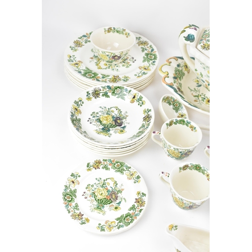 30 - A collection of late 19th century and later Masons 'Strathmore' pattern dinner and tea ware, transfe... 