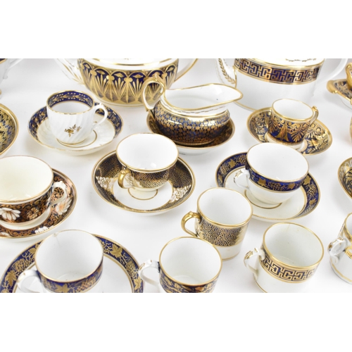 35 - A selection of early 19th century Masons tea ware to include teapots, sugar bowls, creamers, tea cup... 