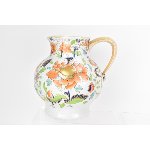 70 - Five 19th century and later Masons jugs to include an early 19th century ironstone example, in the C... 