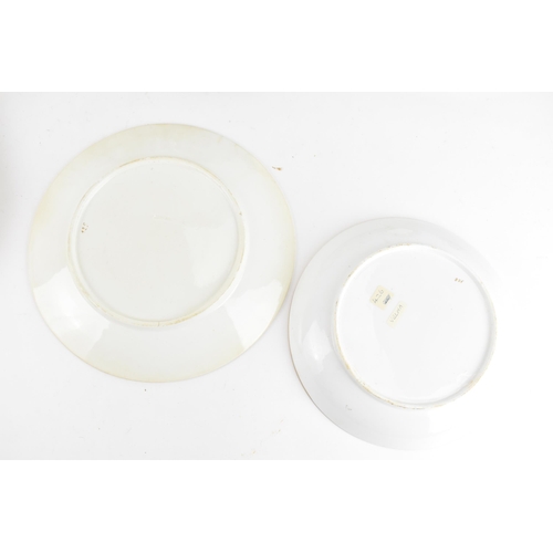 80 - A selection of eleven Masons ware plates, dessert plates and a dish, to include a pair of bone china... 