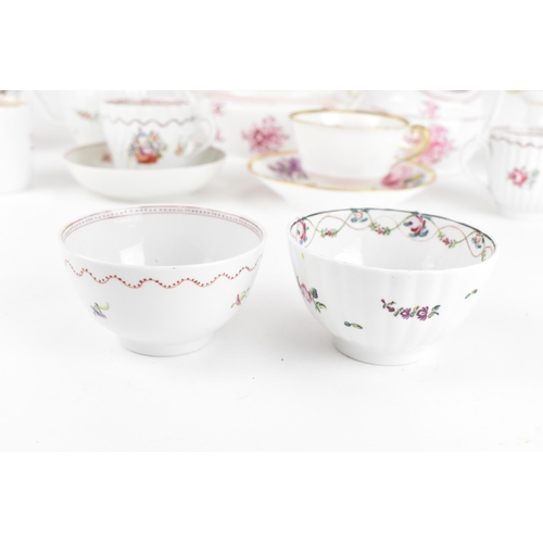 82 - A selection of 19th century Masons tea ware to include a pattern number 520 bone china bowl and matc... 