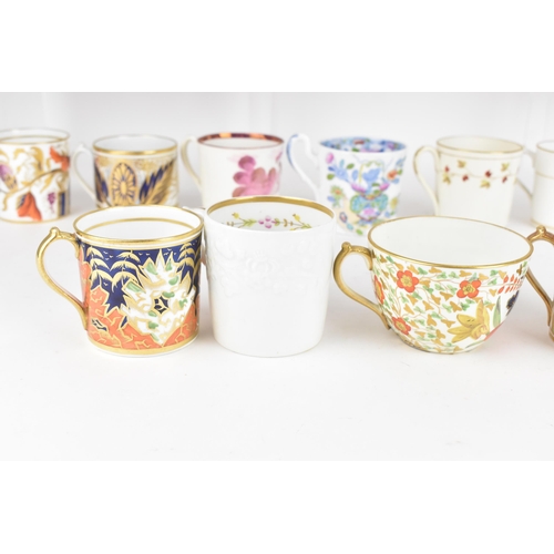 85 - A selection of 19th century Masons tea cups and coffee cans, to include a circa 1808 bone china coff... 