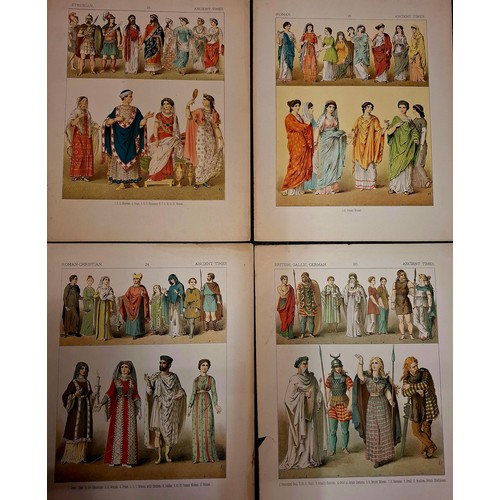 64 - The Costumes of All Ages by Albert Kretschmer and Dr Carl Rohrbach, 1882, a partial book of incomple... 