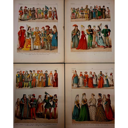 64 - The Costumes of All Ages by Albert Kretschmer and Dr Carl Rohrbach, 1882, a partial book of incomple... 