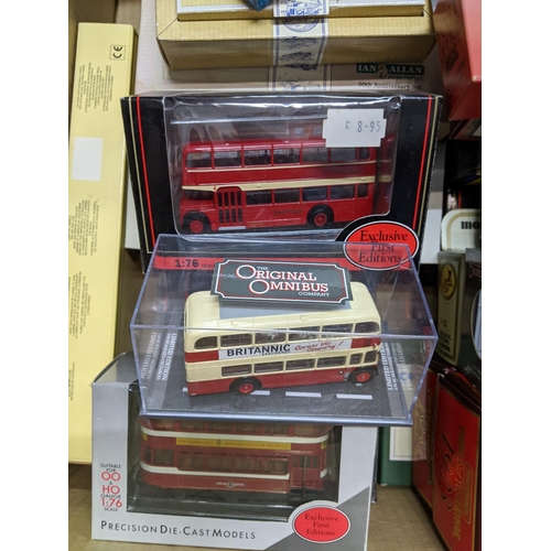 360 - Diecast model buses to include a boxed Corgi Classic commercials 'The Southdown Guy Arab', a boxed M... 