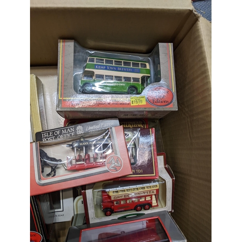 360 - Diecast model buses to include a boxed Corgi Classic commercials 'The Southdown Guy Arab', a boxed M... 