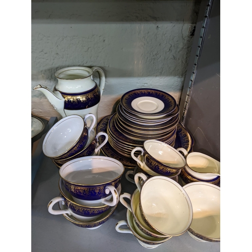 276 - A Coalport Cobalt blue part tea service
Location: 5-4
If there is no condition report shown, please ... 